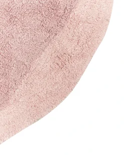 Tappeto per bambini KHARAT Rosa pastello ø 140 cm Cotone