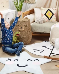 Tappeto per bambini KITTY Bianco ø 100 cm