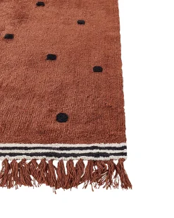 Tappeto per bambini LAZA Marrone 140 x 200 cm Cotone