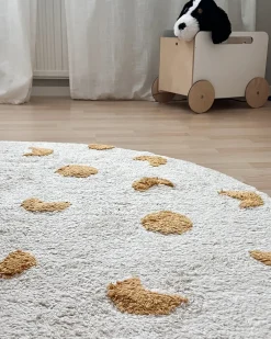 Tappeto per bambini LOTI Beige ø 140 cm Cotone