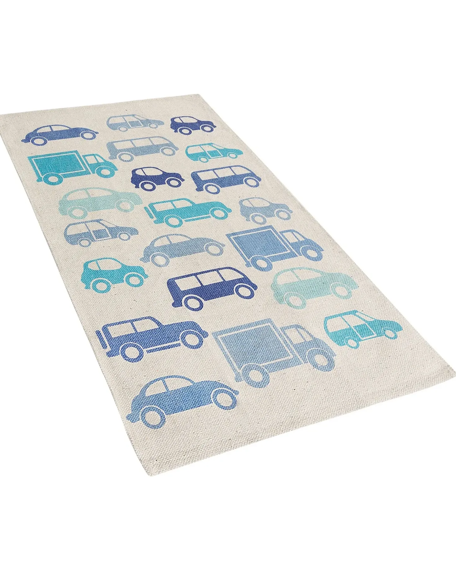 Tappeto per bambini MADURAJ Blu 60 x 90 cm Cotone