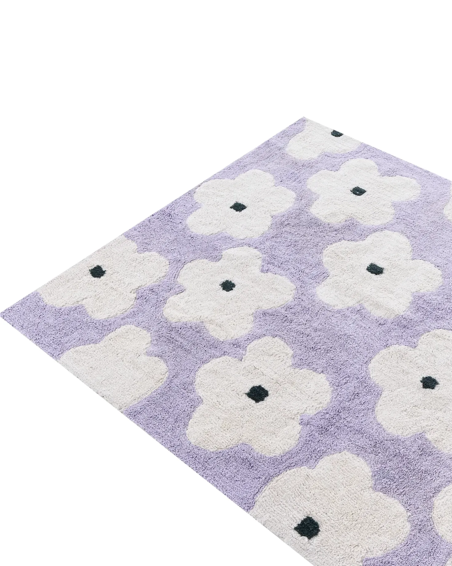 Tappeto per bambini MOKHVA Viola chiaro 140 x 200 cm Cotone