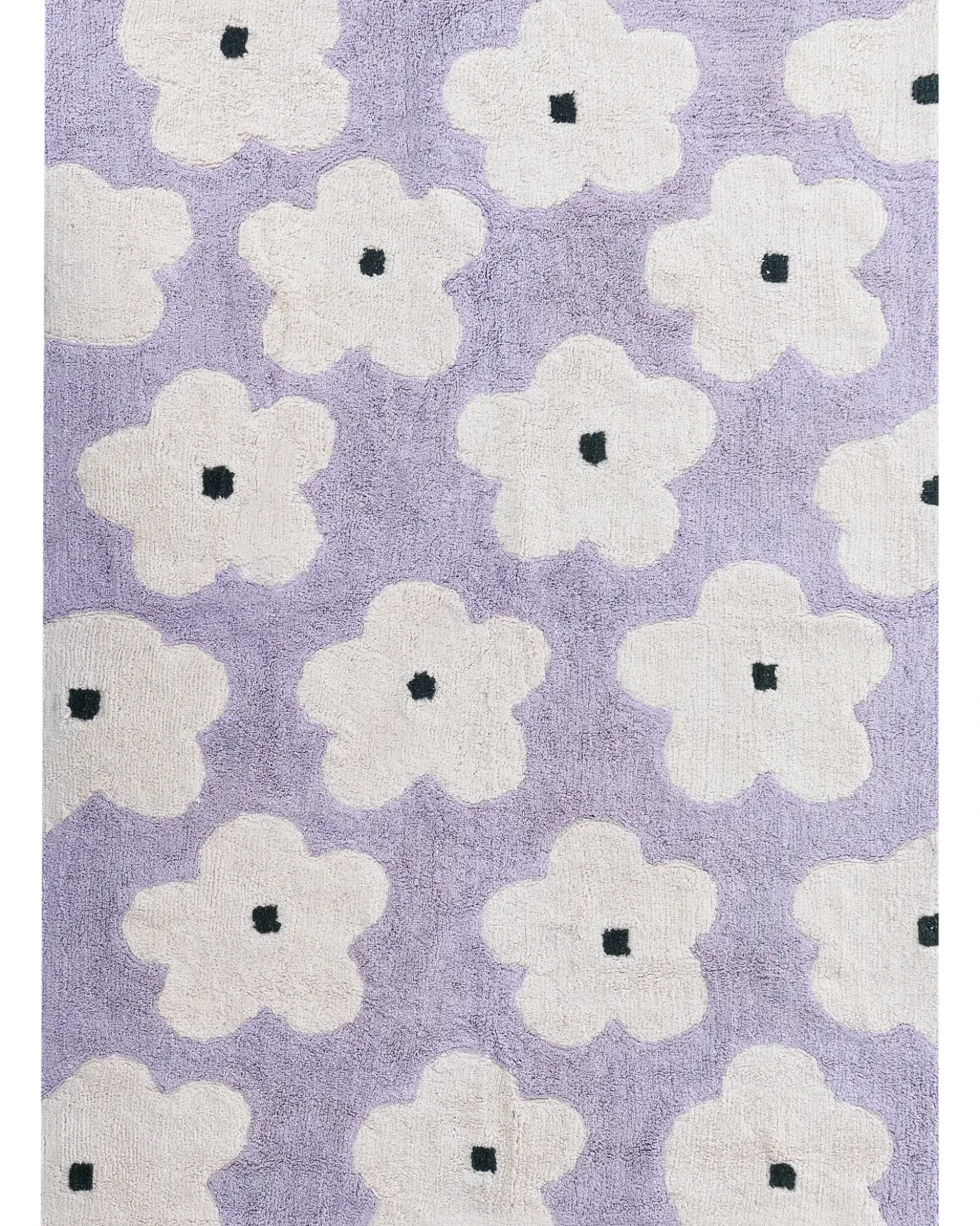 Tappeto per bambini MOKHVA Viola chiaro 140 x 200 cm Cotone