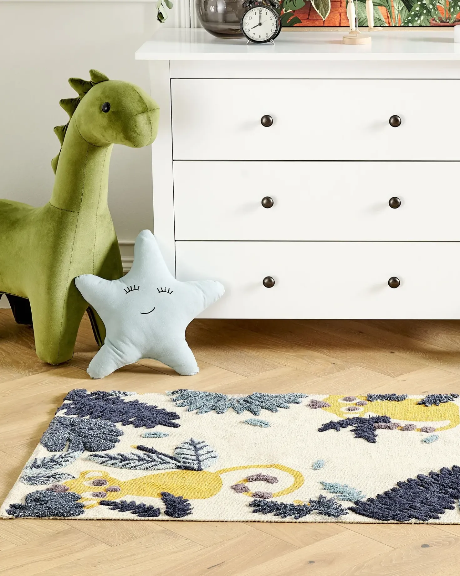 Tappeto per bambini NAIBOS Multicolore 80 x 150 cm Cotone
