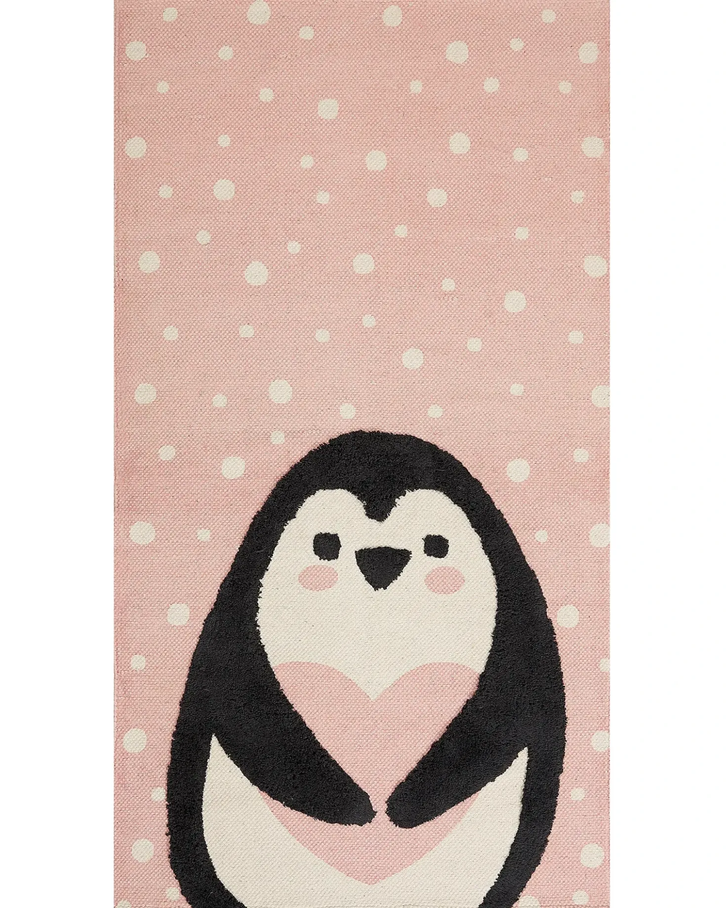 Tappeto per bambini PENGKOL Rosa 80 x 150 cm Cotone