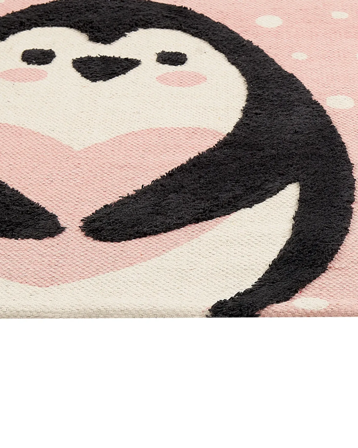 Tappeto per bambini PENGKOL Rosa 80 x 150 cm Cotone