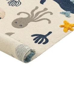 Tappeto per bambini PORSEA Multicolore 80 x 150 cm Cotone