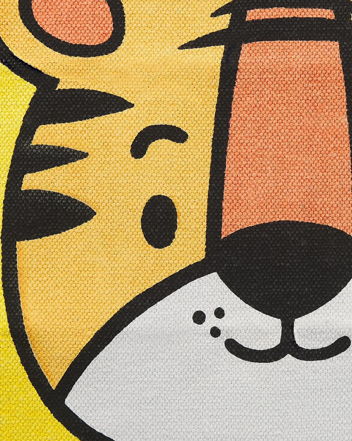 Tappeto per bambini RANCHI Giallo 60 x 90 cm Cotone