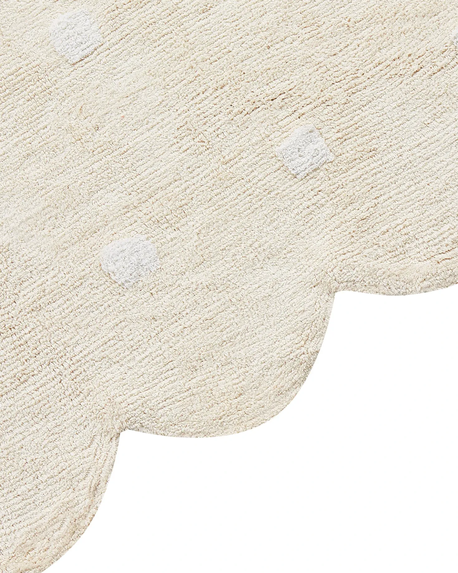 Tappeto per bambini SAREKI Beige 140 x 200 cm Cotone