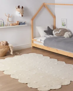 Tappeto per bambini SAREKI Beige 140 x 200 cm Cotone
