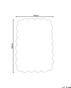 Tappeto per bambini SAREKI Beige 140 x 200 cm Cotone
