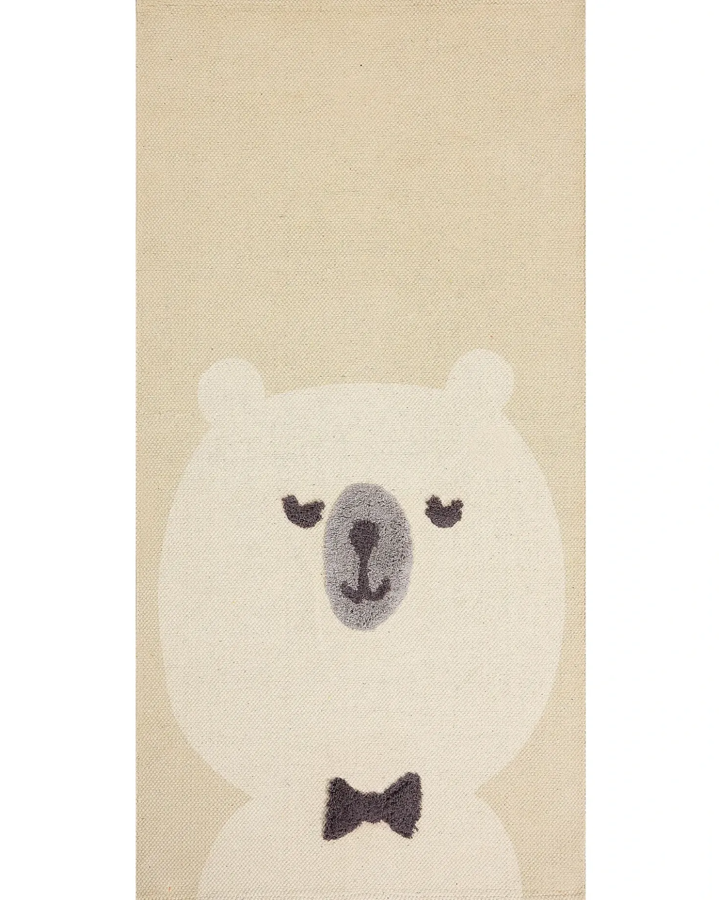 Tappeto per bambini SIMAU Beige 80 x 150 cm Cotone