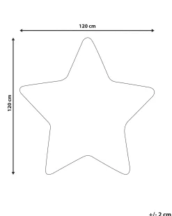 Tappeto per bambini SIRIUS Bianco 120 x 120 cm