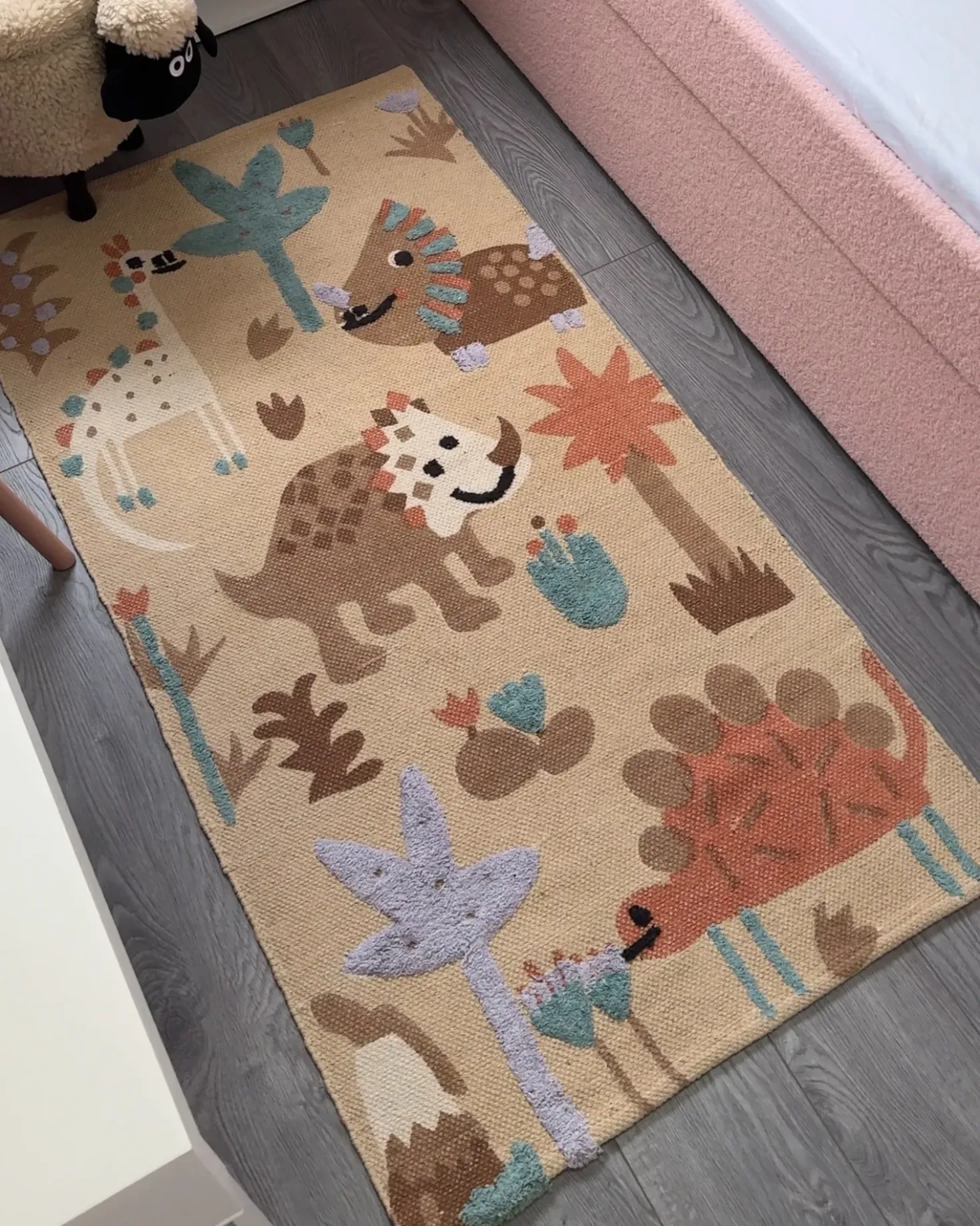 Tappeto per bambini STABAT Multicolore 80 x 150 cm Cotone