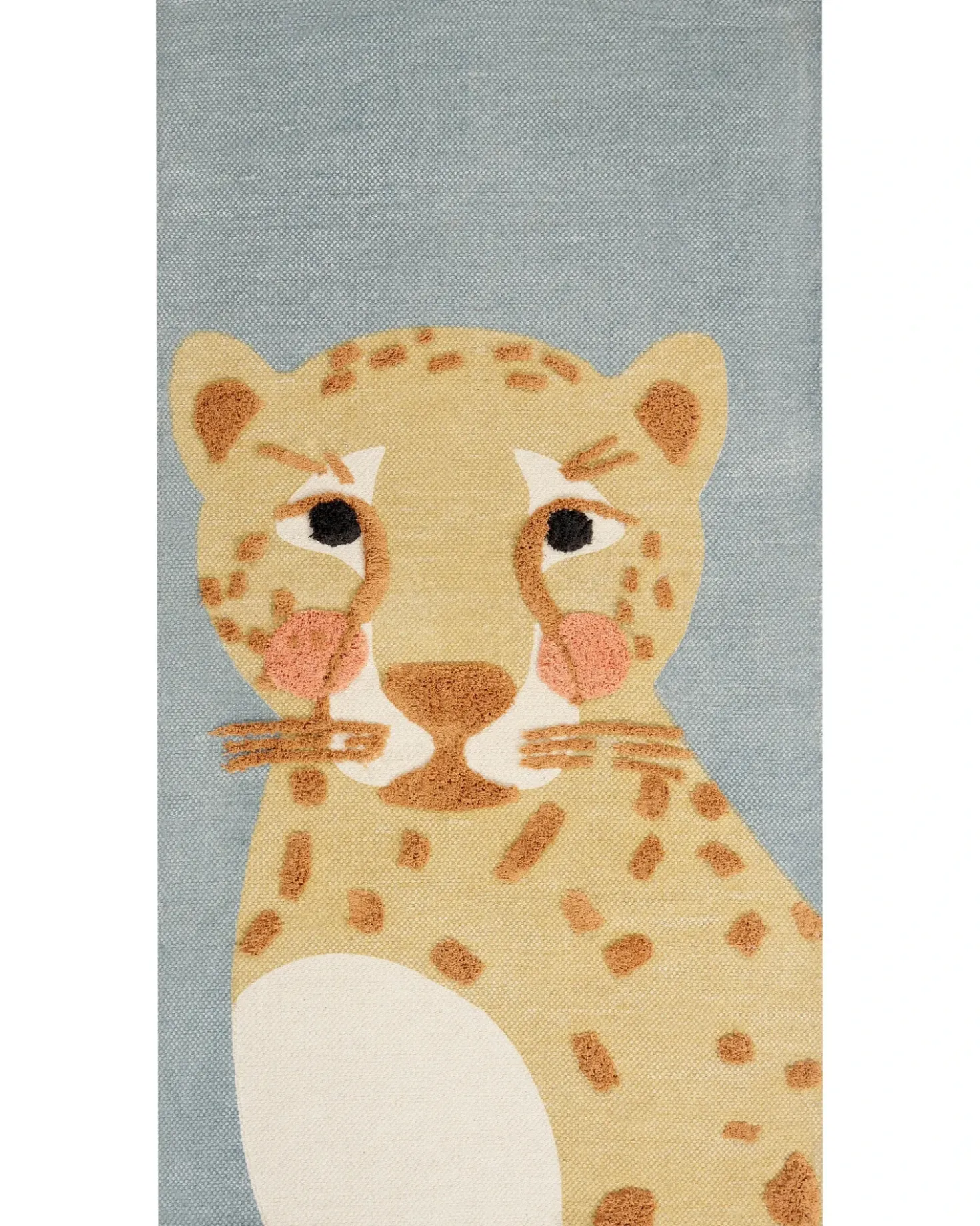 Tappeto per bambini TANGSE Grigio 80 x 150 cm Cotone