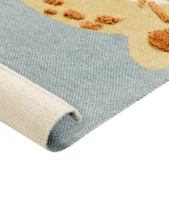 Tappeto per bambini TANGSE Grigio 80 x 150 cm Cotone