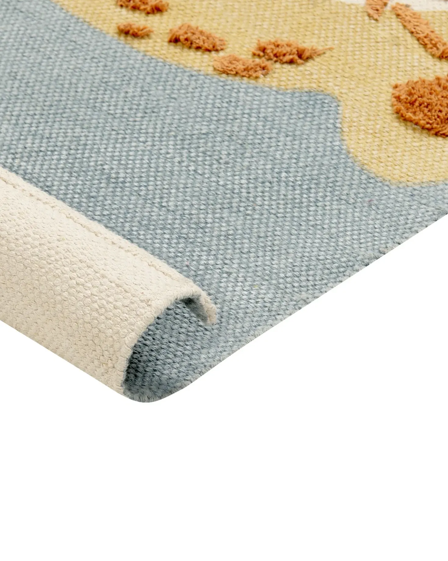 Tappeto per bambini TANGSE Grigio 80 x 150 cm Cotone