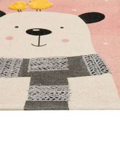 Tappeto per bambini TAPAK Rosa 80 x 150 cm Cotone
