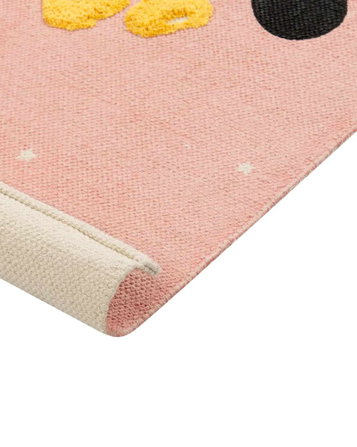 Tappeto per bambini TAPAK Rosa 80 x 150 cm Cotone