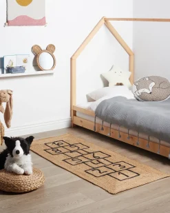 Tappeto per bambini TAVASA Naturale 150 x 60 cm Iuta