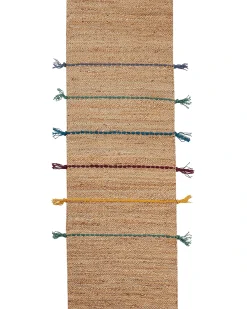Tappeto per bambini UZUNTA Beige 70 x 200 cm Iuta