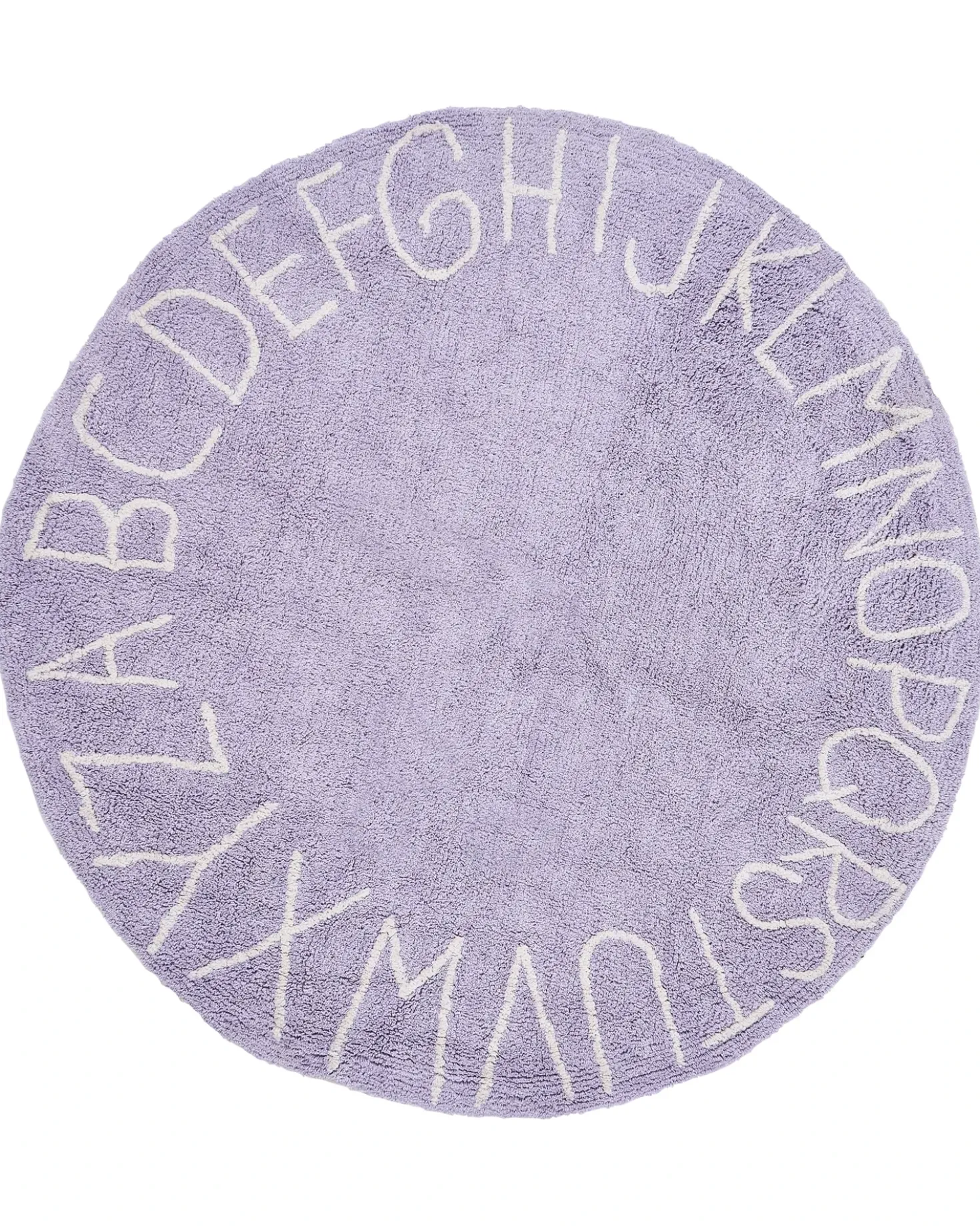 Tappeto per bambini VURGUN Viola chiaro ø 120 cm Cotone