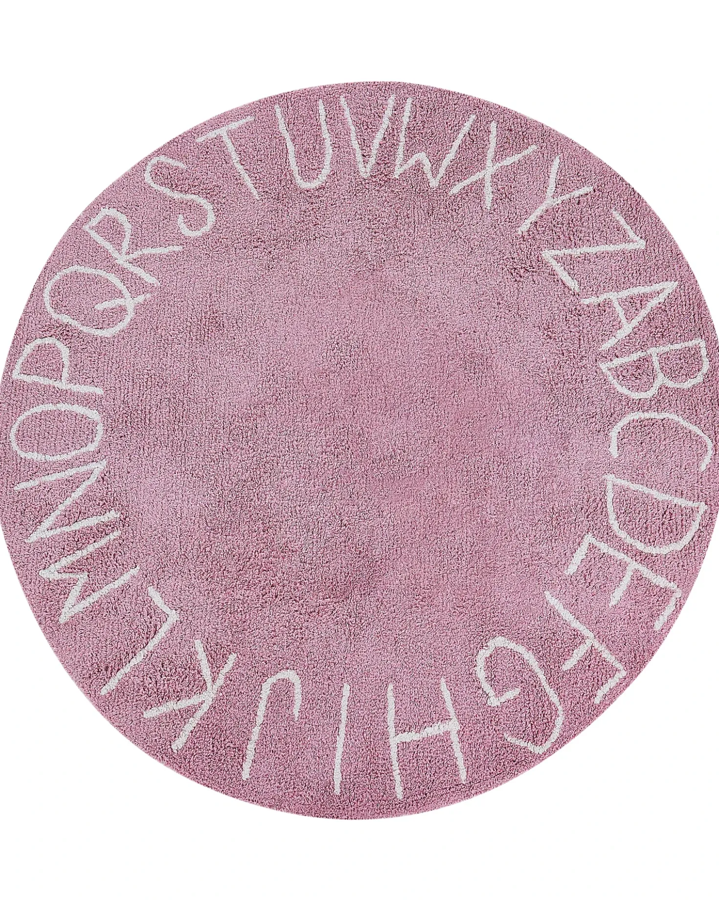 Tappeto per bambini VURGUN Rosa ø 120 cm Cotone