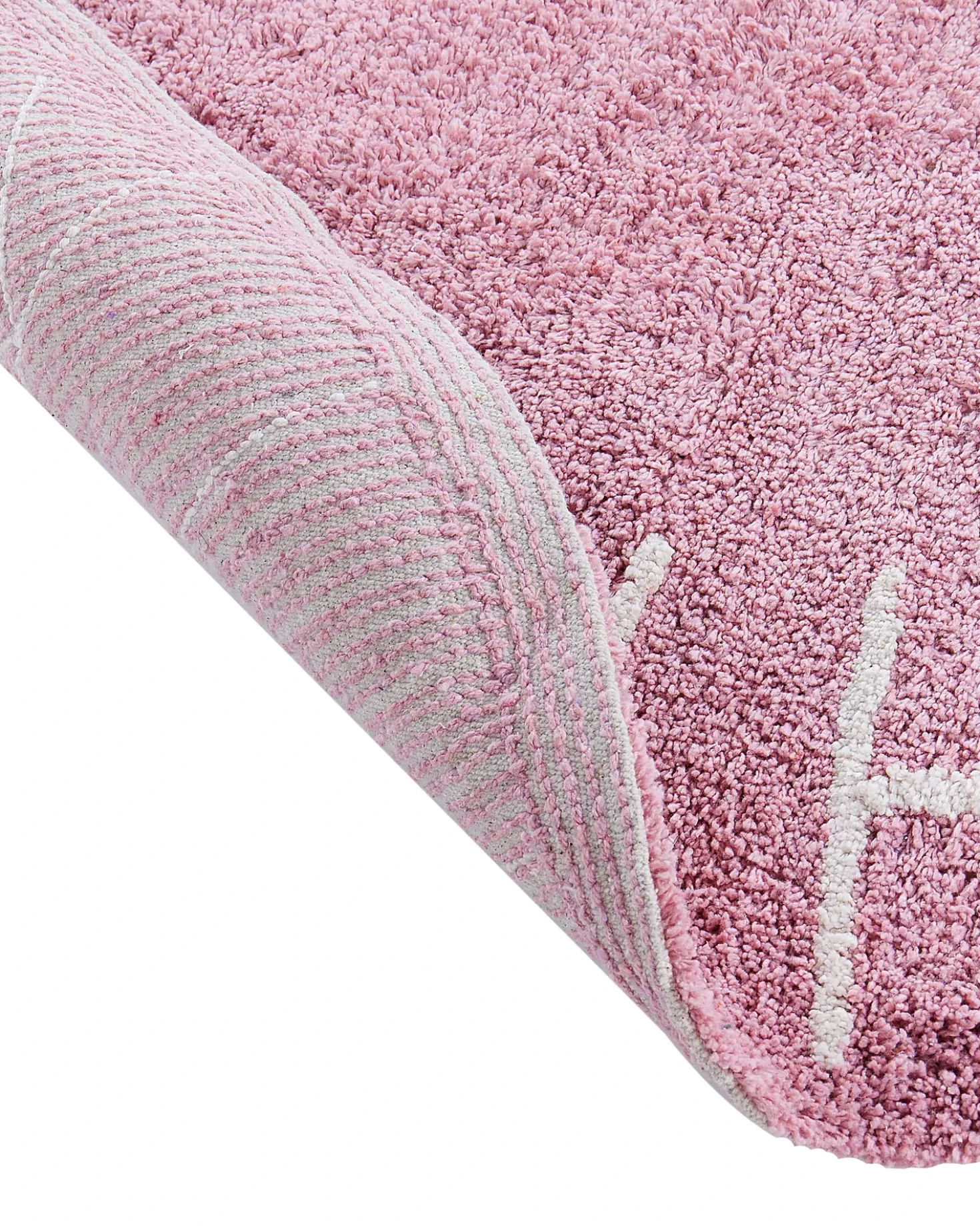 Tappeto per bambini VURGUN Rosa ø 120 cm Cotone