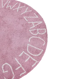 Tappeto per bambini VURGUN Rosa ø 120 cm Cotone