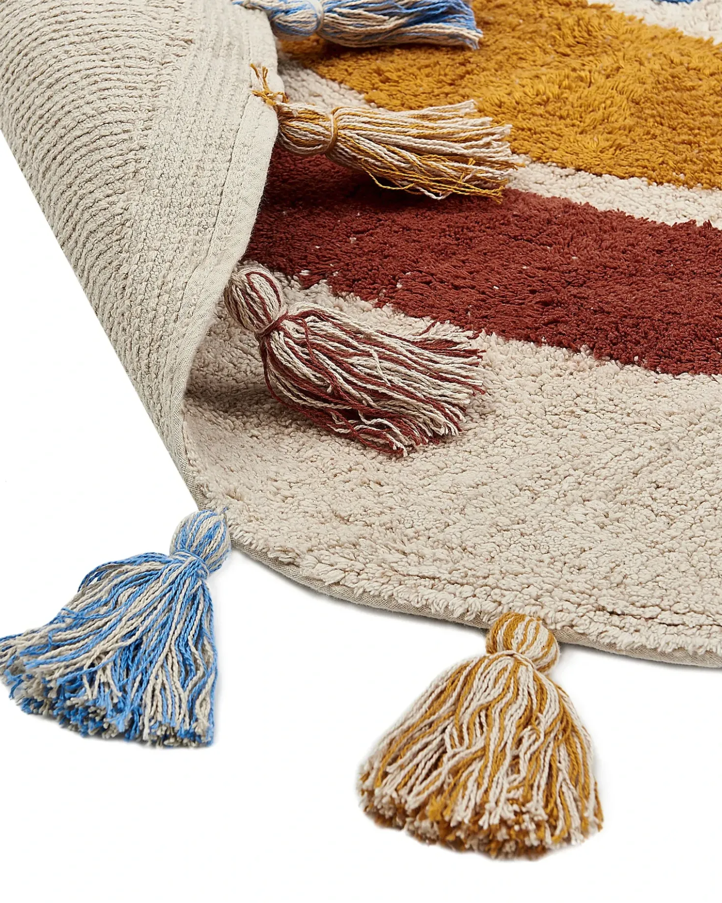 Tappeto per bambini YAGCI Multicolore ø 120 cm Cotone
