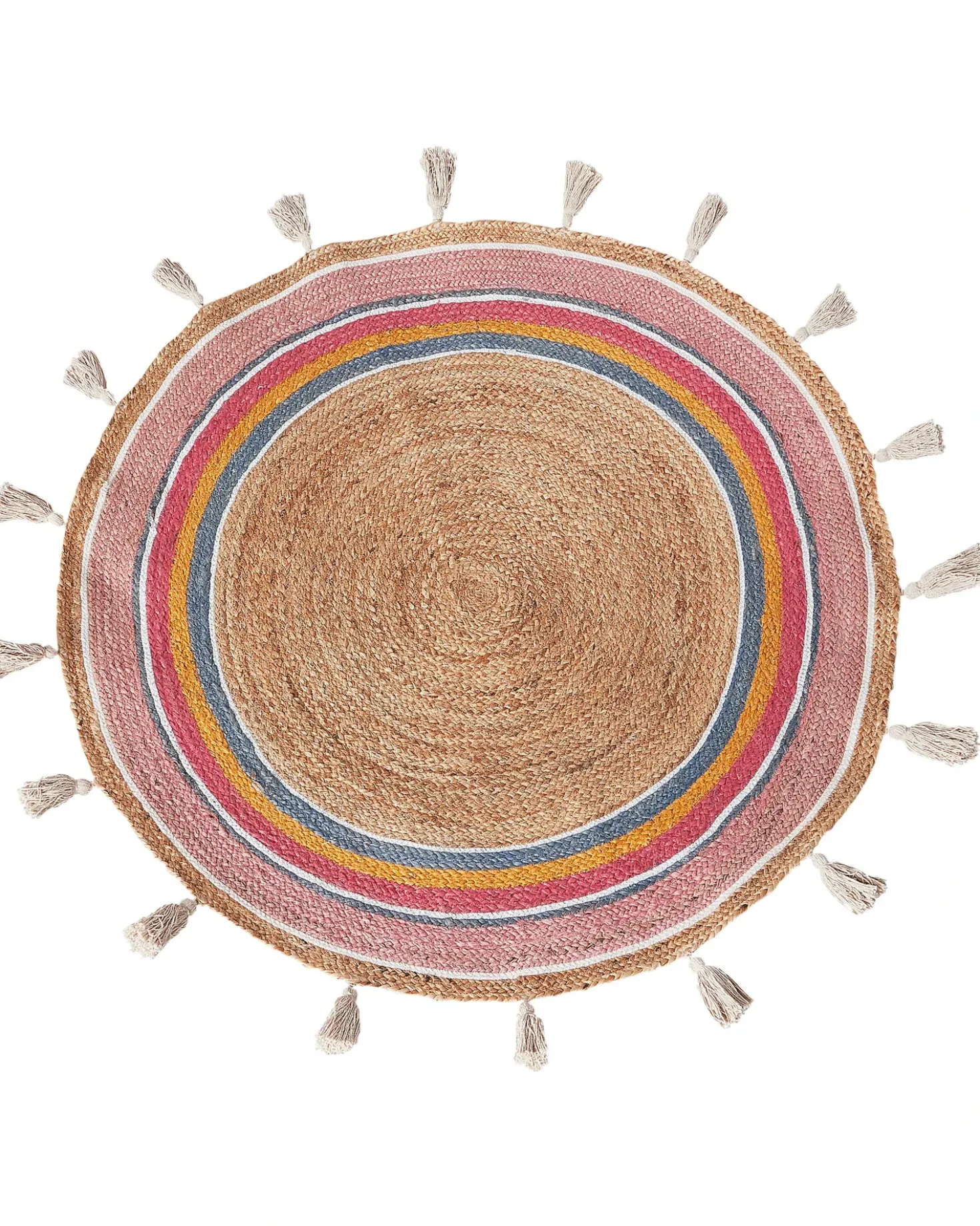 Tappeto per bambini ZANAVI Multicolore ø 120 cm Iuta