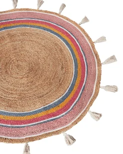 Tappeto per bambini ZANAVI Multicolore ø 120 cm Iuta