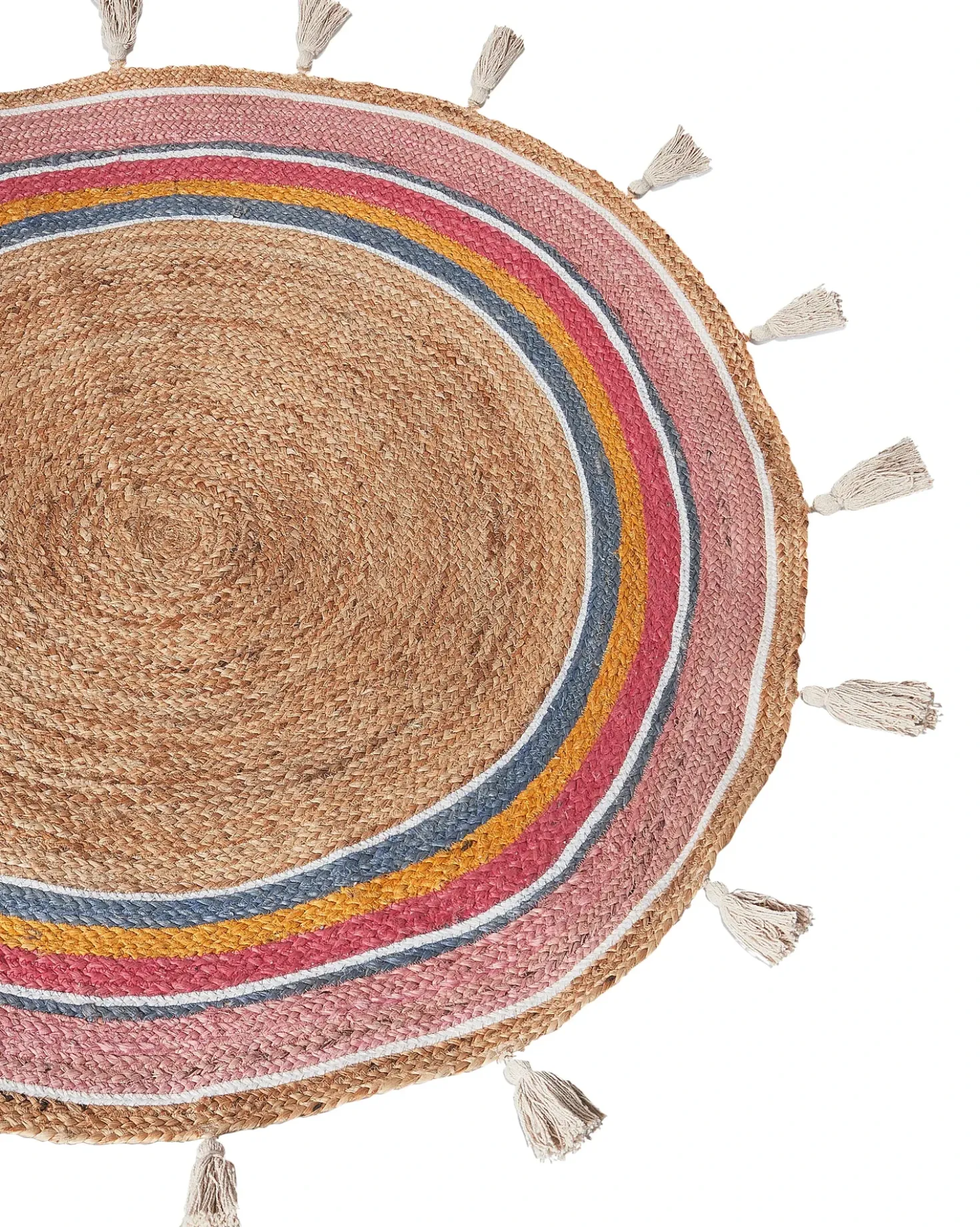 Tappeto per bambini ZANAVI Multicolore ø 120 cm Iuta