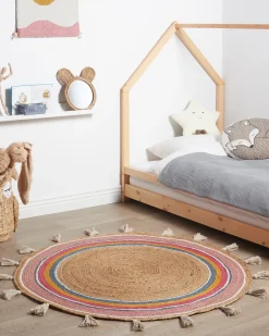 Tappeto per bambini ZANAVI Multicolore ø 120 cm Iuta