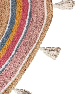 Tappeto per bambini ZANAVI Multicolore ø 120 cm Iuta