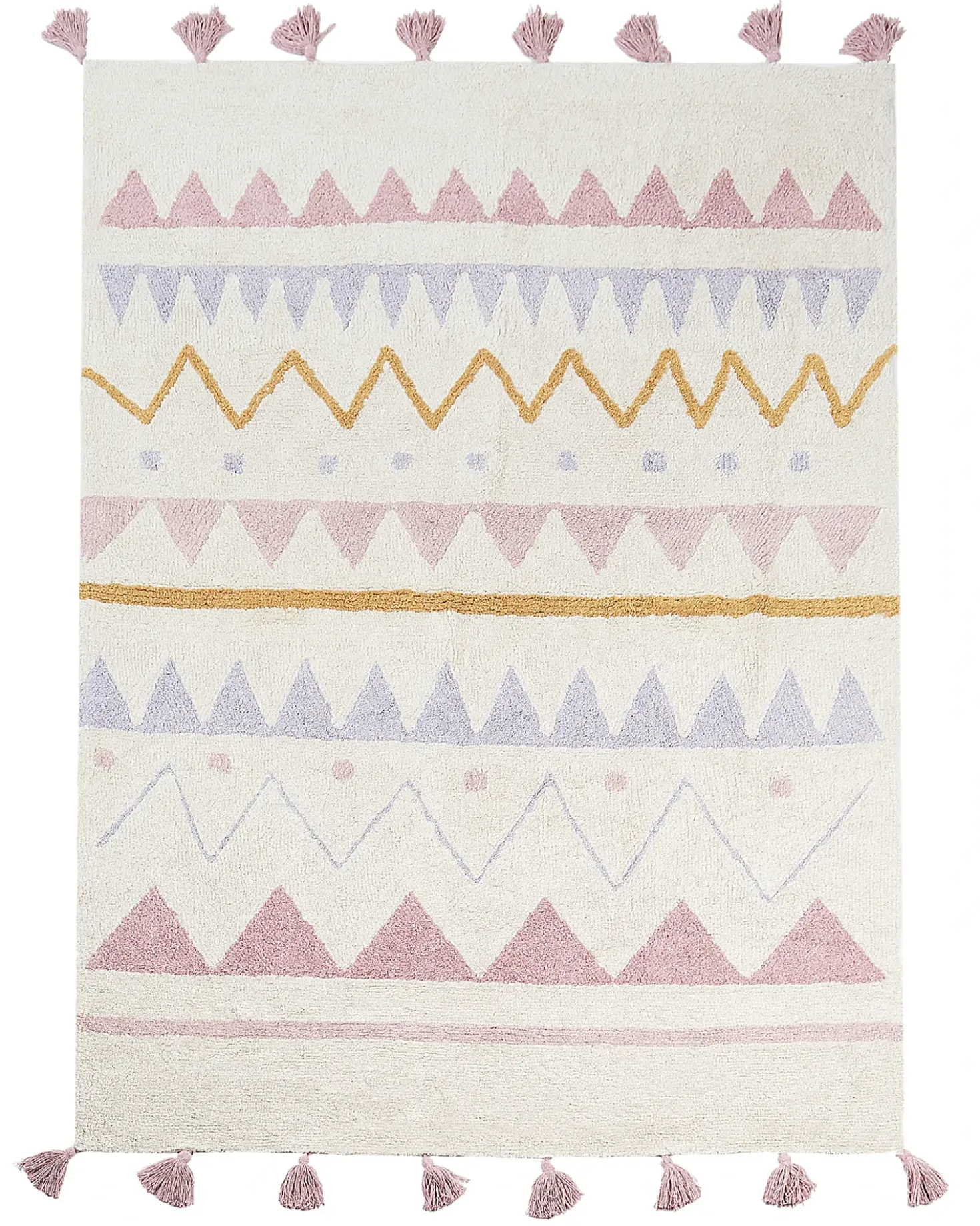 Tappeto per bambini ZAYSAN Rosa 140 x 200 cm Cotone