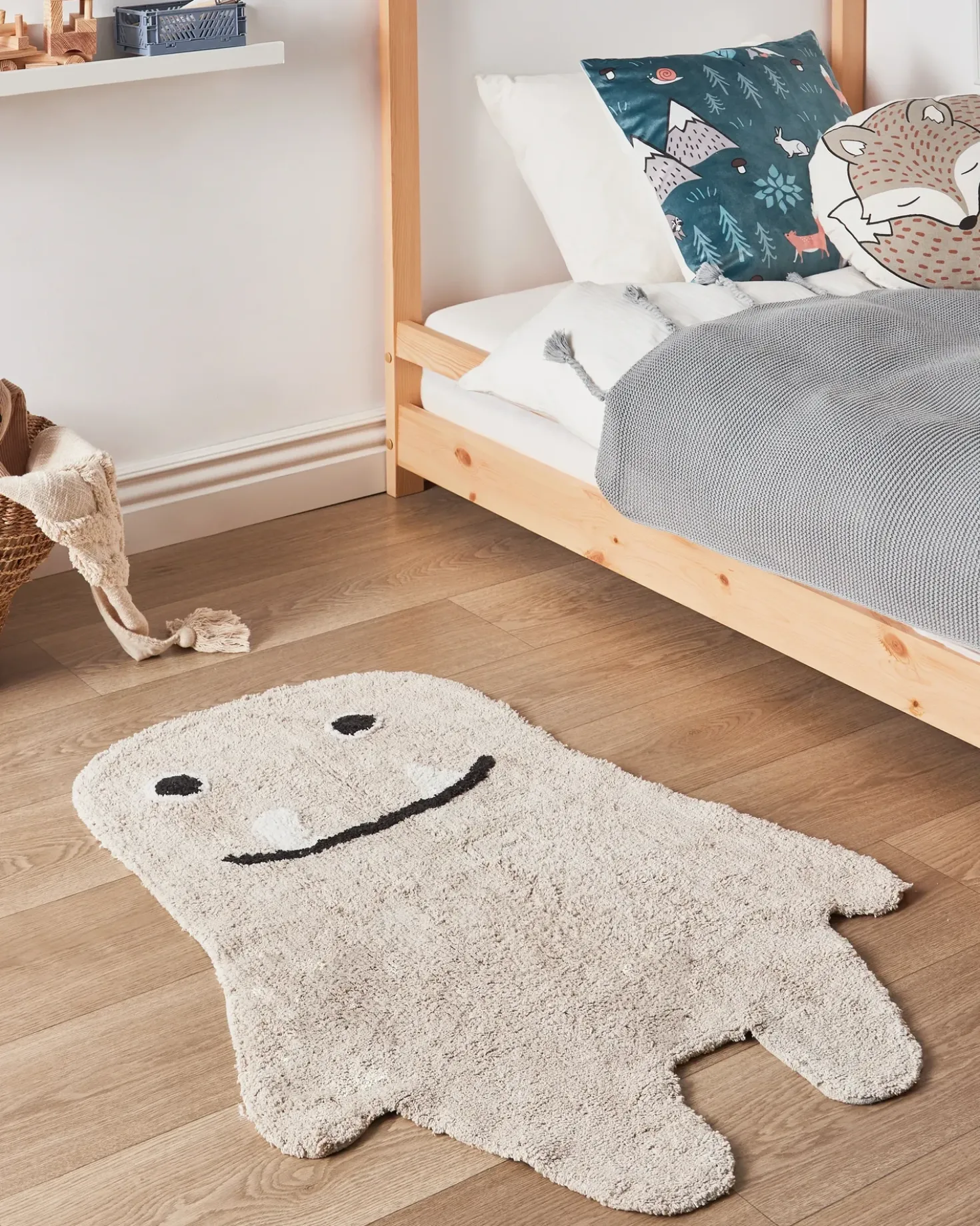 Tappeto per bambini ZODI Beige chiaro 70 x 100 cm Cotone