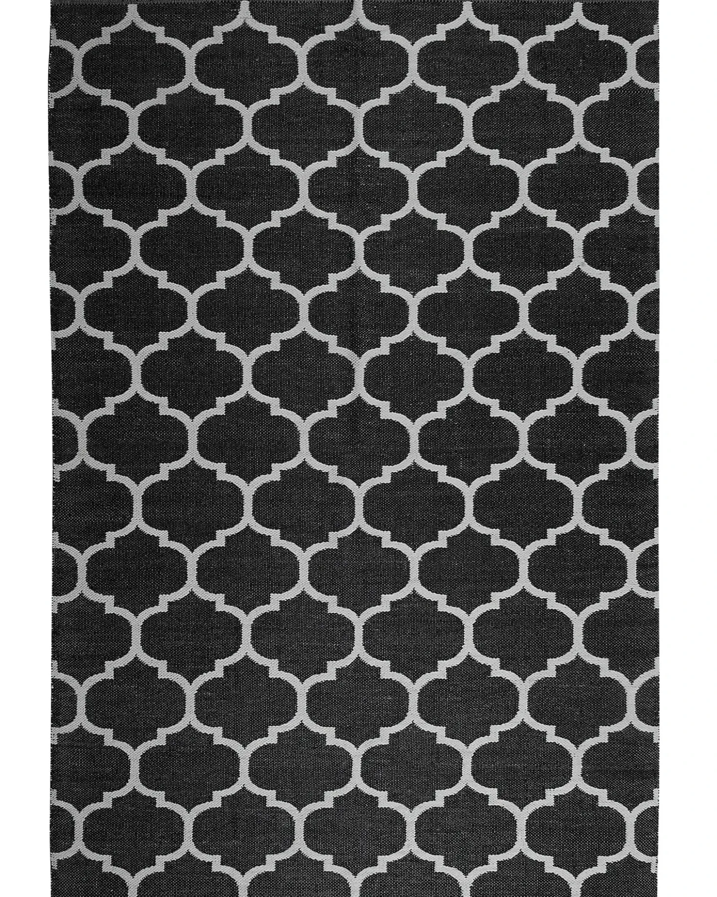 Tappeto per esterni ALADANA Nero/Bianco 140 x 200 cm Reversibile