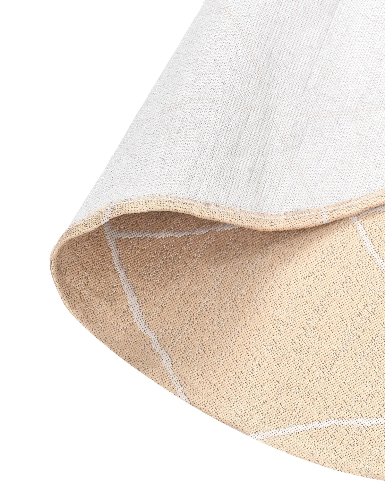 Tappeto per esterni GWALIOR Beige ø 120 cm