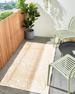 Tappeto per esterni KARWAR Beige 80 x 150 cm