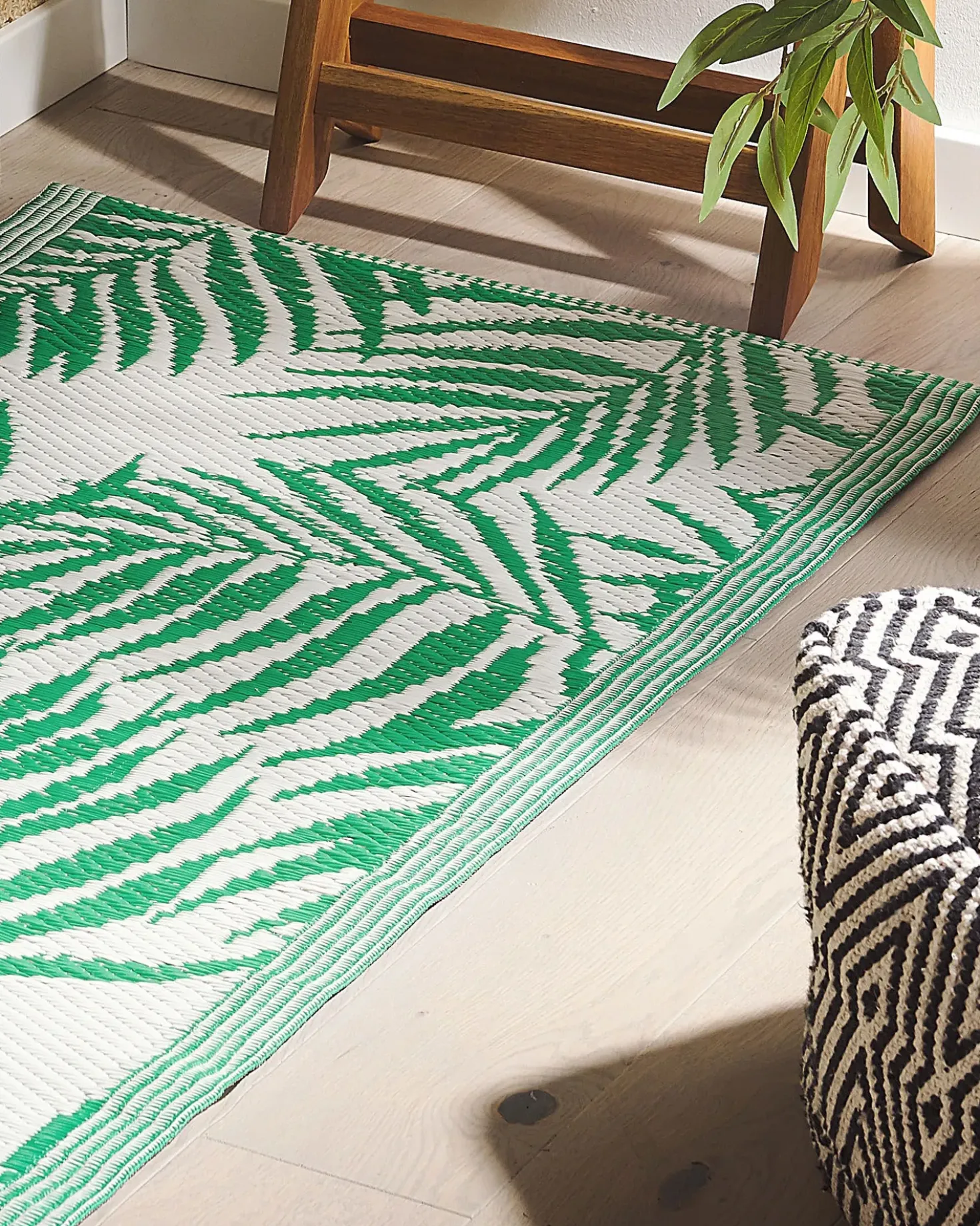 Tappeto per esterni KOTA Verde 60 x 105 cm Reversibile