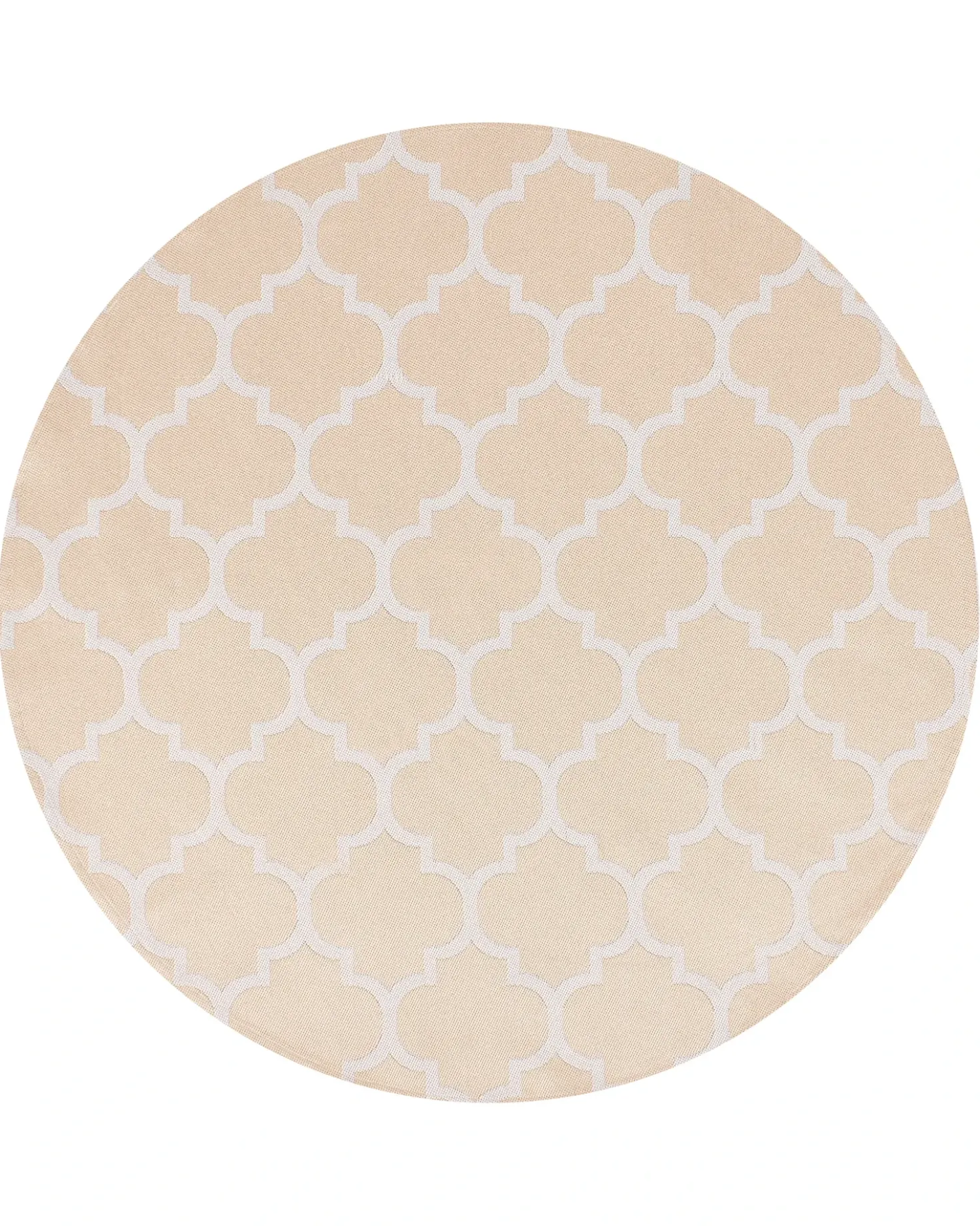 Tappeto per esterni MOSORE Beige ø 120 cm