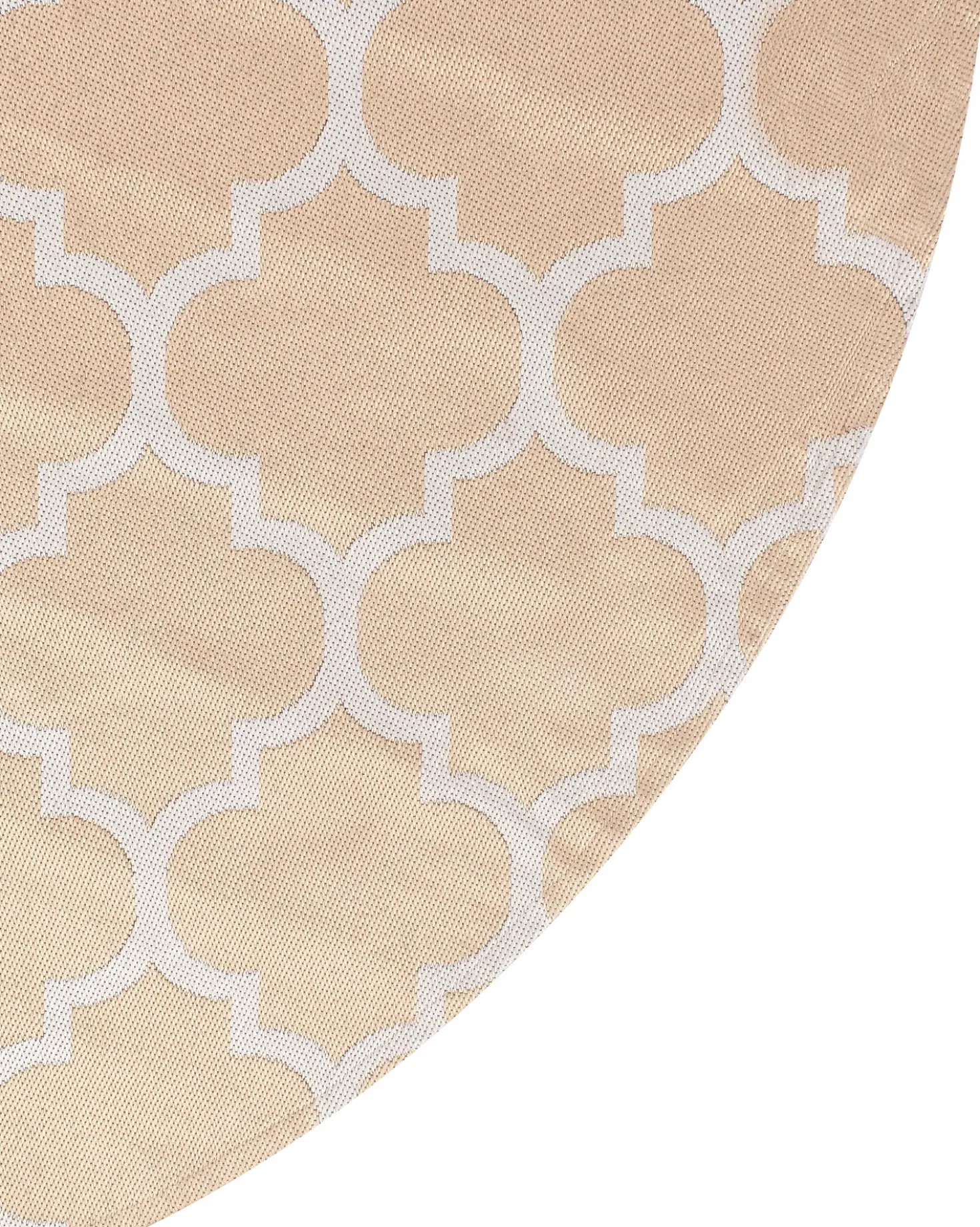Tappeto per esterni MOSORE Beige ø 120 cm
