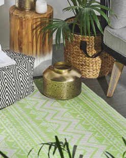 Tappeto per esterni NAGPUR Verde chiaro 120 x 180 cm