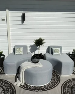 Tappeto per esterni NELLORE Grigio 160 x 230 cm