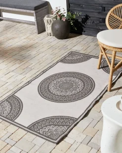 Tappeto per esterni NELLORE Grigio 80 x 150 cm