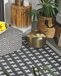 Tappeto per esterni ROHTAK Nero 90 x 180 cm