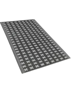 Tappeto per esterni ROHTAK Nero 90 x 180 cm