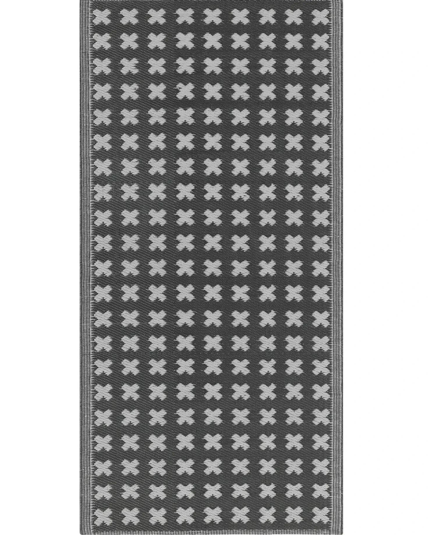 Tappeto per esterni ROHTAK Nero 90 x 180 cm