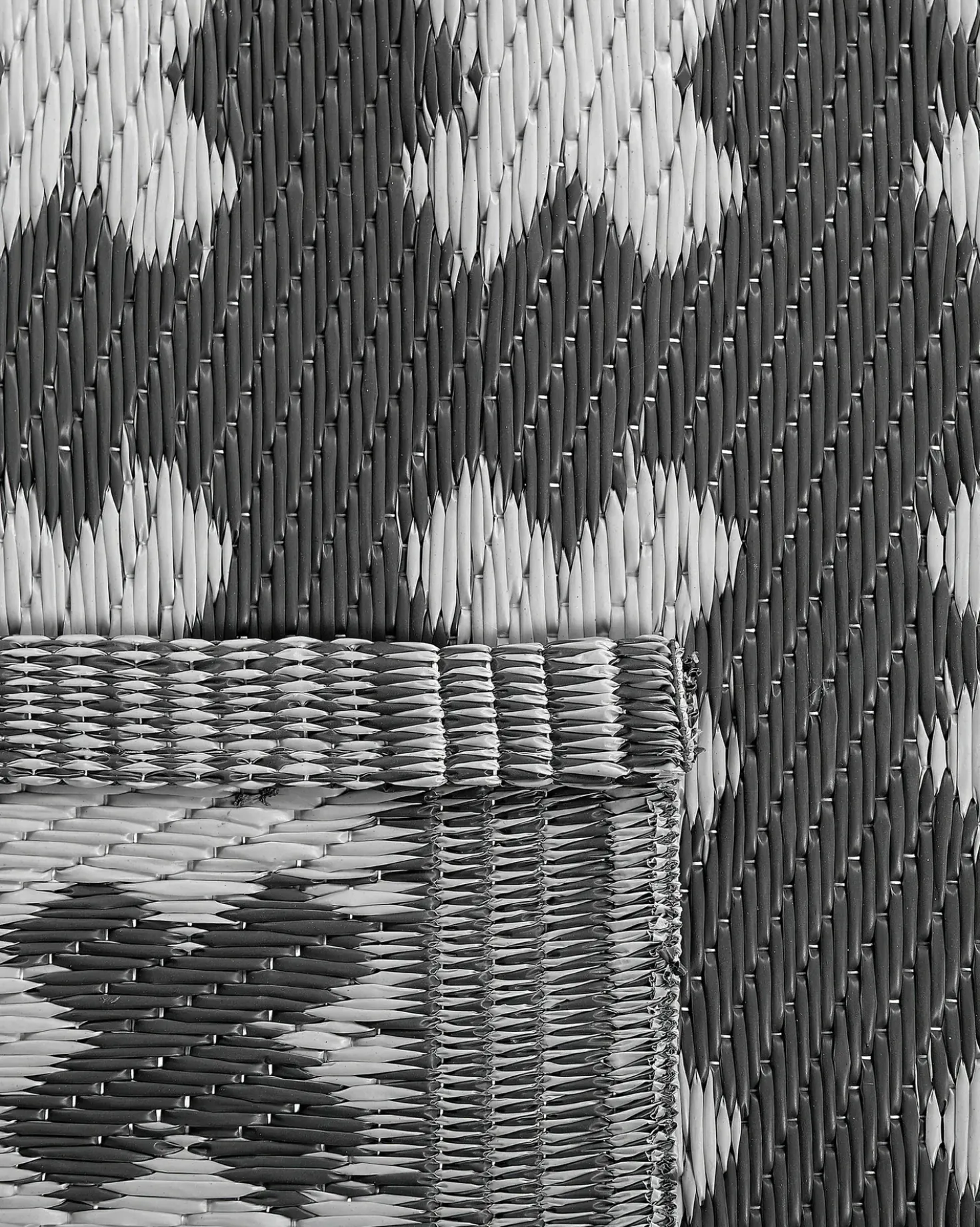 Tappeto per esterni ROHTAK Nero 90 x 180 cm